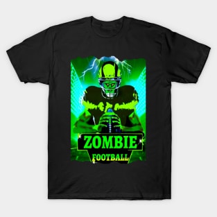 Zombie Football Poster T-Shirt